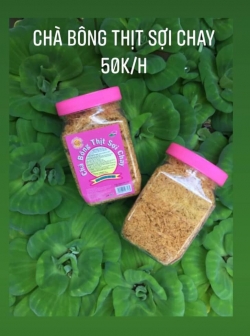 Chà bông thịt sợi chay Âu Lạc chế biến sẵn đóng hộp bảo quản lâu 100gr