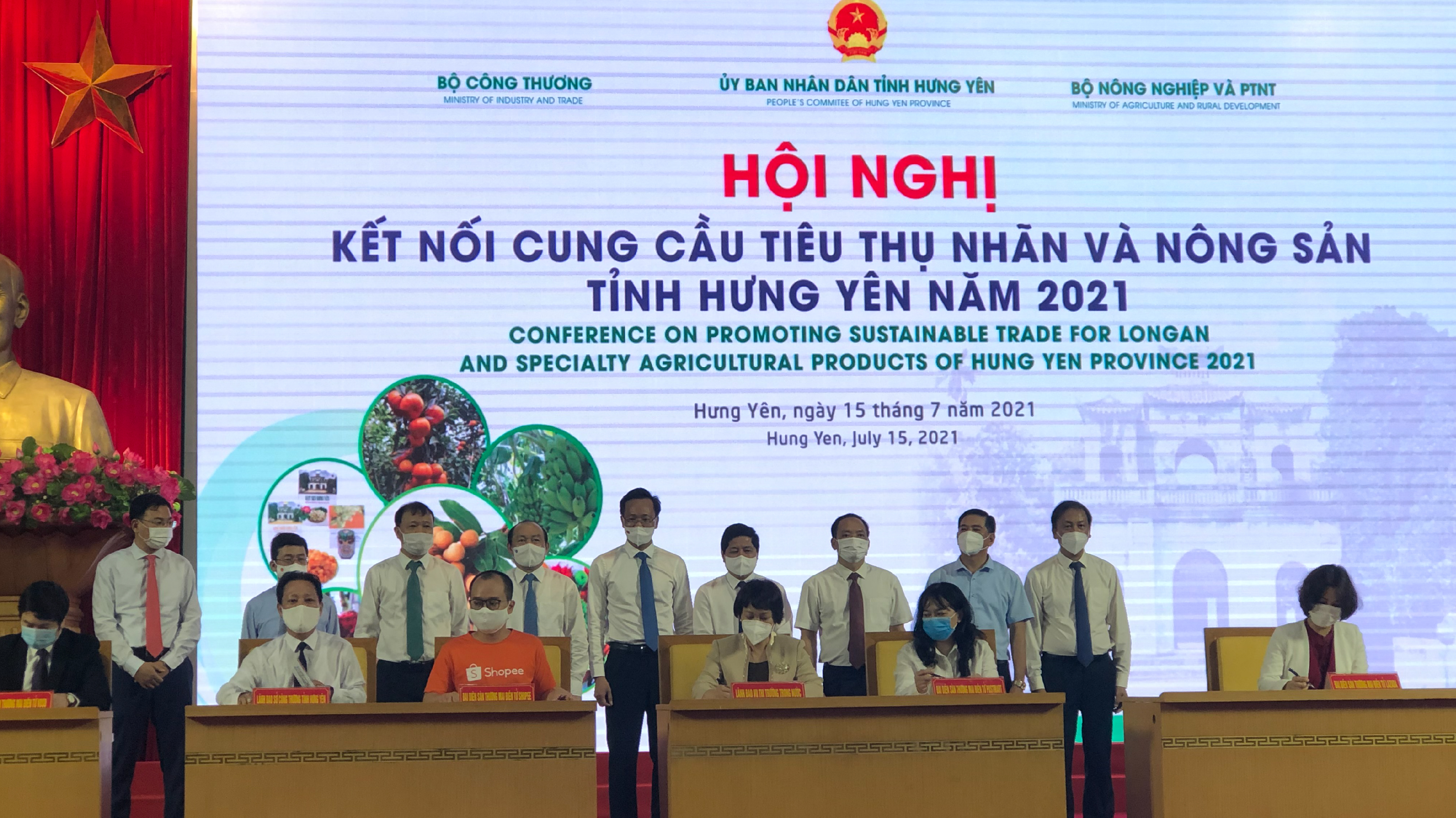 Sàn TMĐT Kim Hưng tham gia Hội nghị kết nối cung cầu tiêu thụ nhãn và nông sản tỉnh Hưng Yên năm 2021