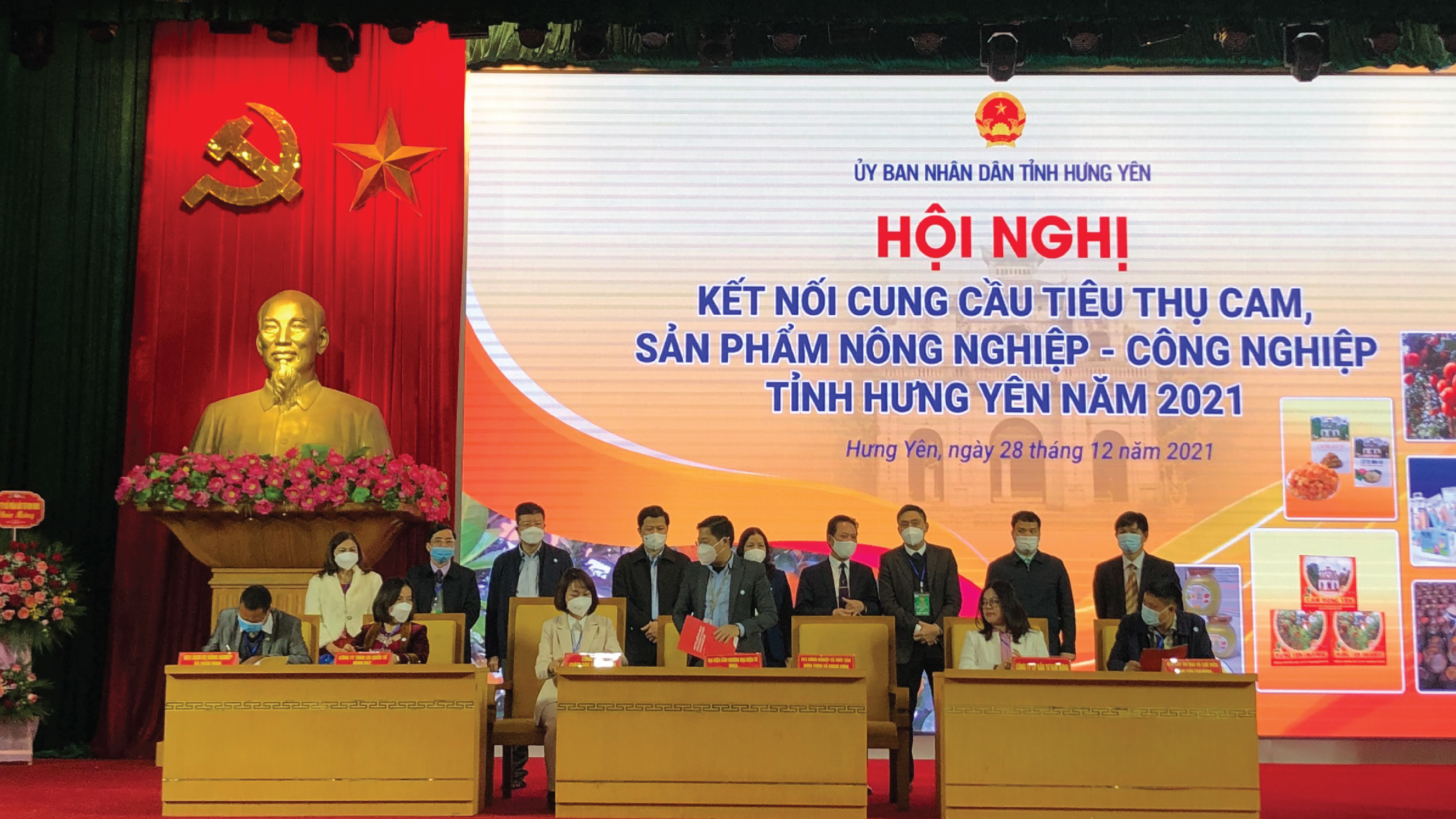  Hưng Yên tổ chức hội nghị kết nối cung cầu tiêu thụ cam, sản phẩm nông nghiệp – công nghiệp tỉnh năm 2021