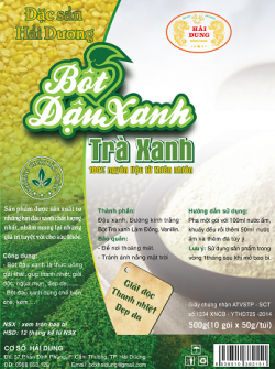 Bột đậu xanh trà xanh
