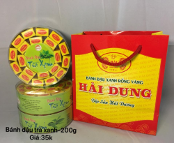 Bánh đậu xanh trà xanh