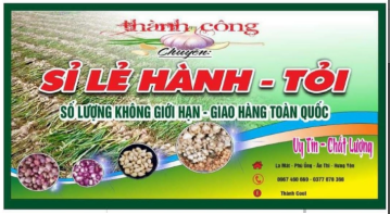 Hành - Tỏi Thành Công Hành - Tỏi Thành Công
