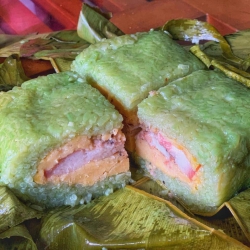 Bánh chưng bở đậu Thái Nguyên