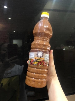 Mắm tép chưng thịt