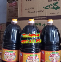 Nước tương xì dầu Quê tôi can 2 lit