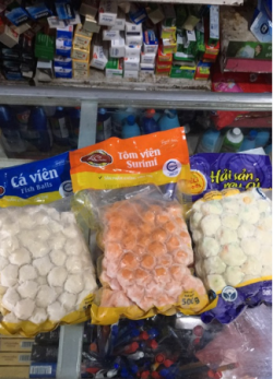 Cá Viên Chiên Các Loại Gói 500Gr