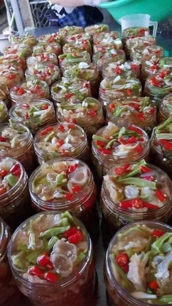 Gân bò muối rau tiến vua