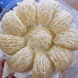 Tổ yến sơ chế lấy sạch lông (khô)