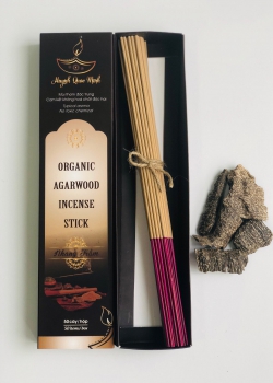 Nhang trầm hương (có chân tăm) - hộp 50 cây 30cm