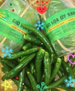 Giò lụa ớt xanh