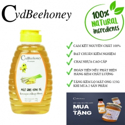 Mật Ong Gừng Sả 500g Cvdbeehoney - Lemongrass ginger honey 500g Cvdbeehoney