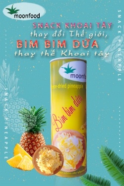Bim bim dứa Moonfood
