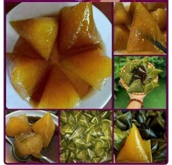 Bánh GIO Mật Mía-Đặc sản Bắc Kan (kèm mật mía mát lạnh, ko có nhân) - Bánh Sống