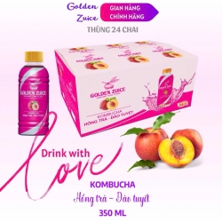 Thùng 24 chai Kombucha Golden Zuice 350 ML
